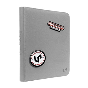 Ultra Pro Patchcraft 9-Pocket Zippered Premium Pro-Binder (Gray)