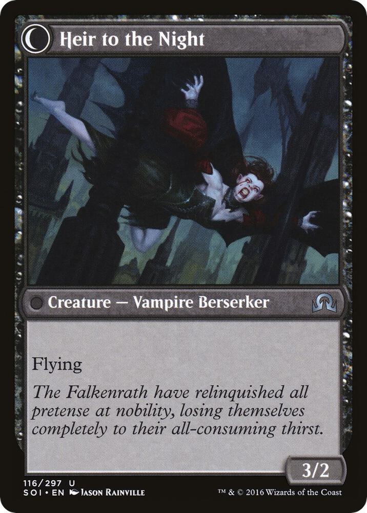 Heir of Falkenrath (Back)