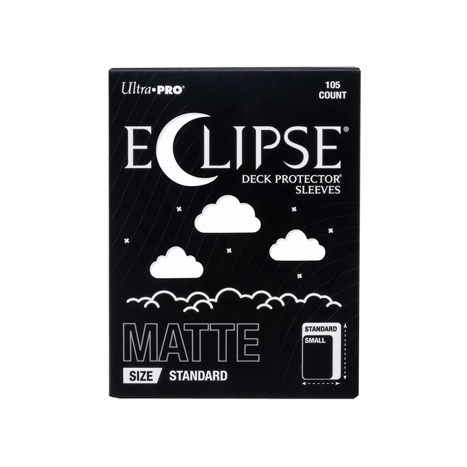 ECLIPSE® Matte Standard DECK PROTECTOR® Sleeves: Arctic White - 105ct