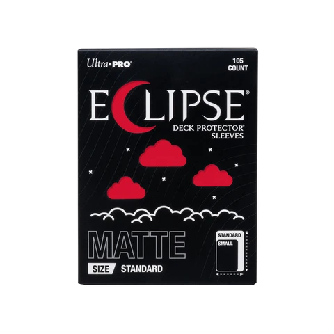ECLIPSE® Gloss Standard DECK PROTECTOR® Sleeves: Apple Red - 105ct