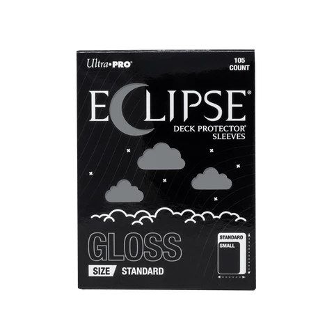 ECLIPSE® Gloss Standard DECK PROTECTOR® Sleeves: Smoke Grey - 105ct