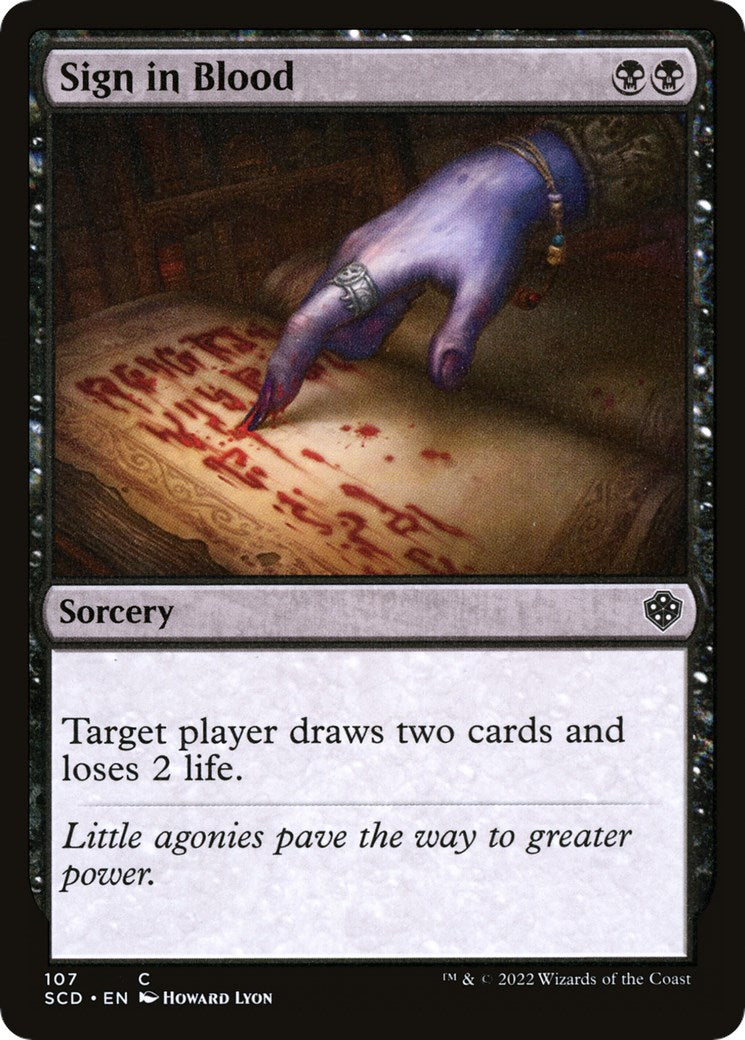 Sign in Blood