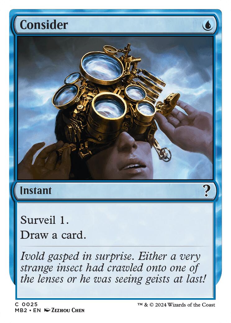 Consider (White Border)