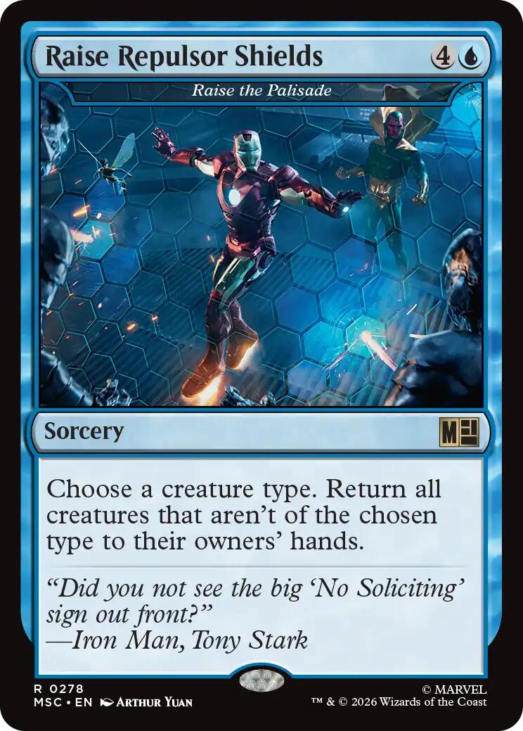Raise Repulsor Shields - Raise the Palisade