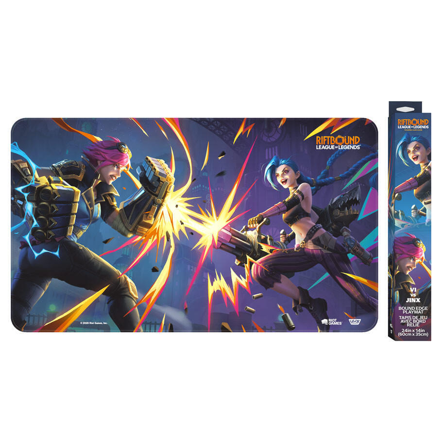Riftbound League Of Legends Playmat - Vi vs Jinx
