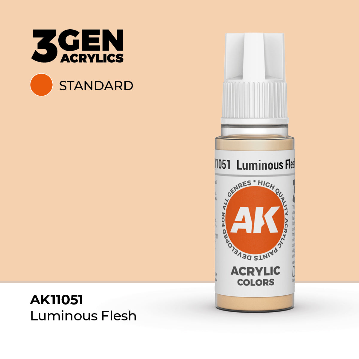 AK 3Gen Acrylics - Luminous Flesh: Standard