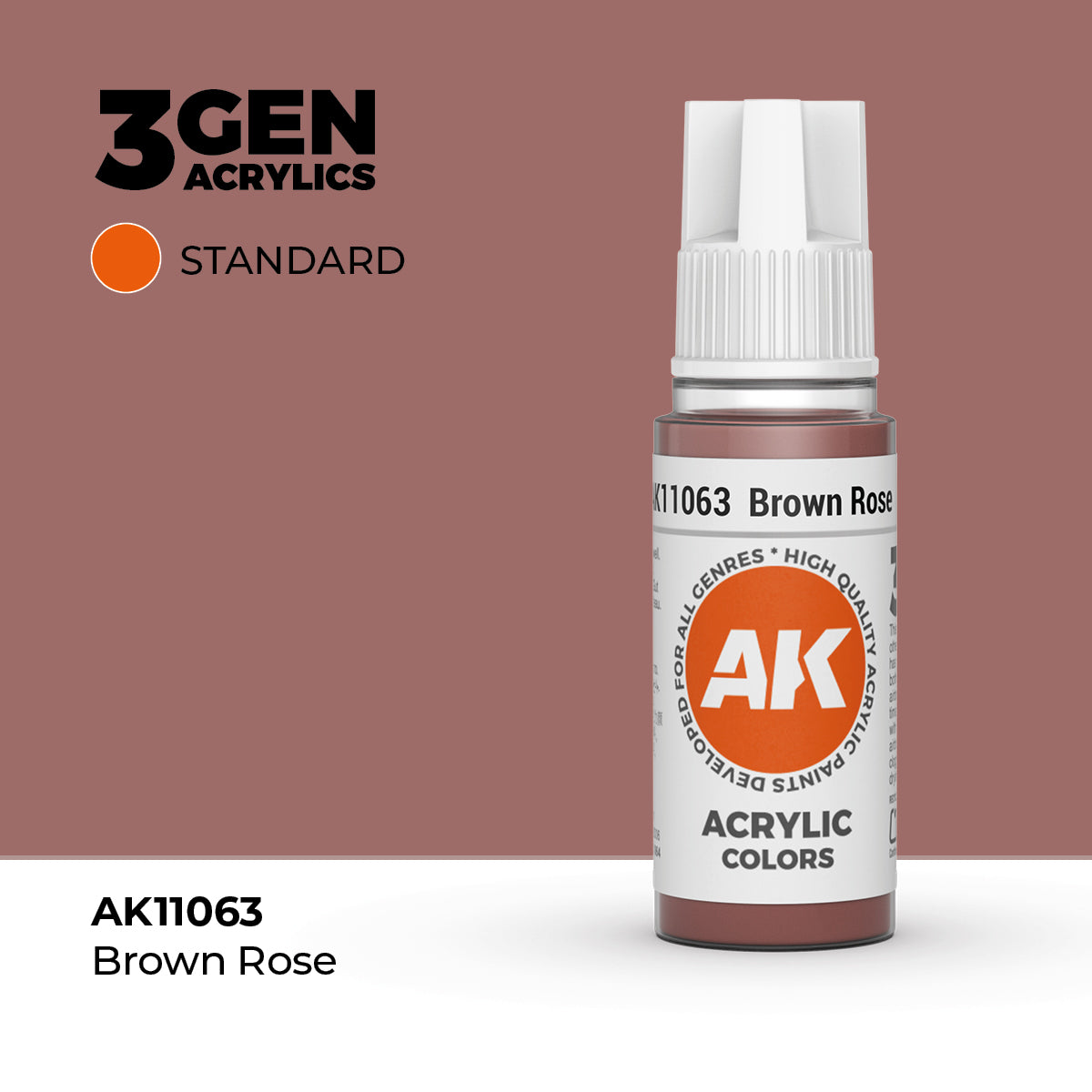 AK 3Gen Acrylics - Brown Rose: Standard