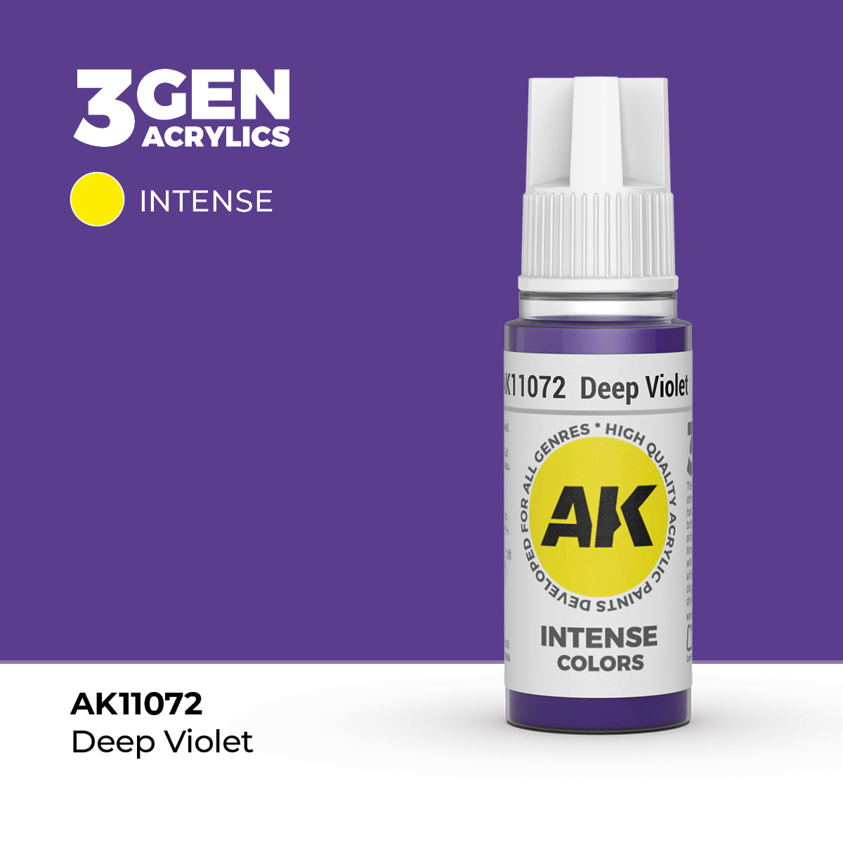 AK 3Gen Acrylics - Deep Violet: Intense