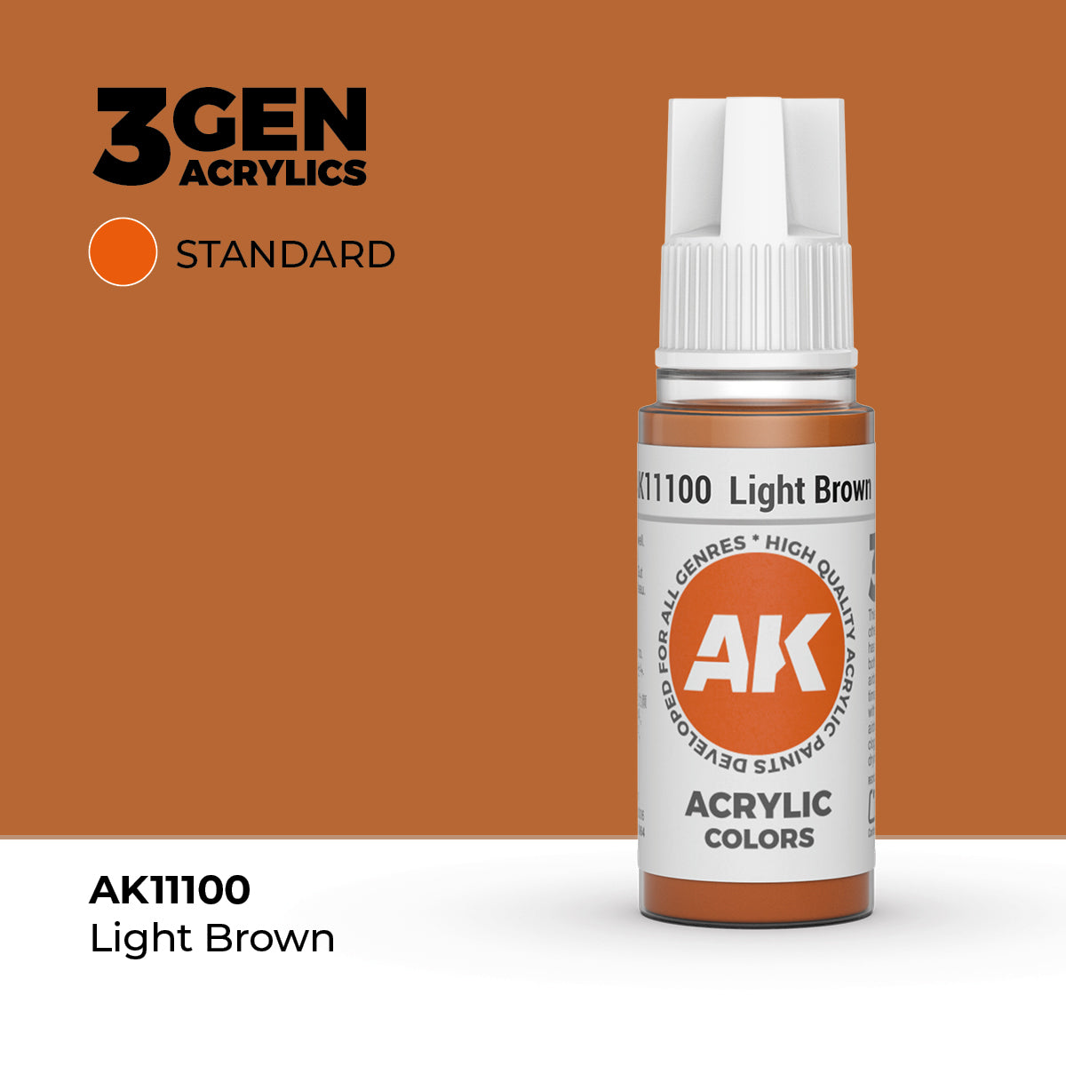 AK 3Gen Acrylics - Light Brown: Standard