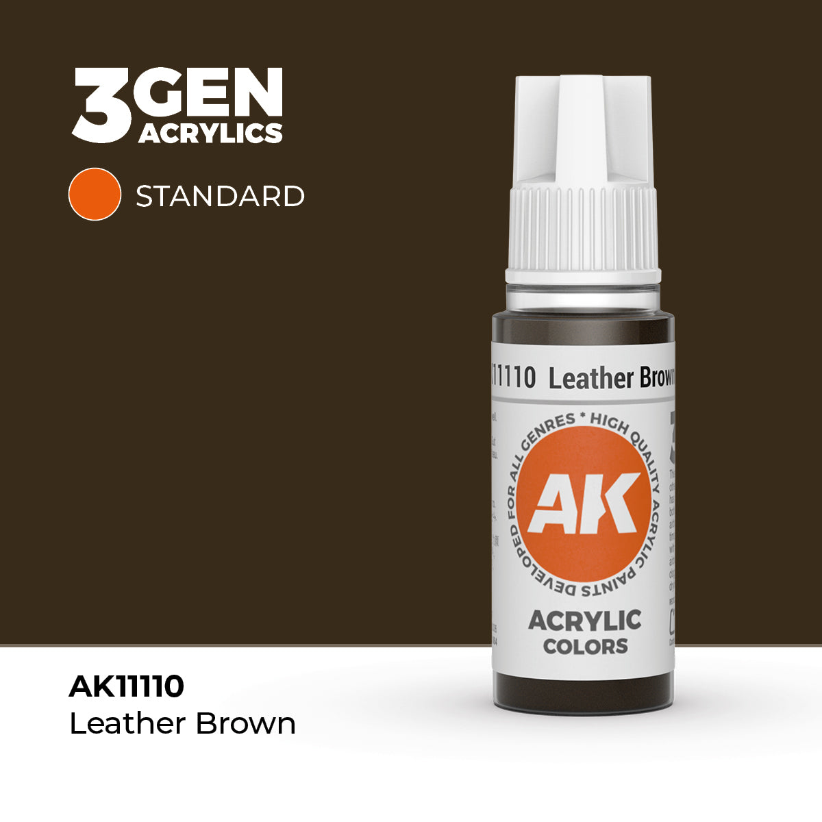 AK 3Gen Acrylics - Leather Brown: Standard