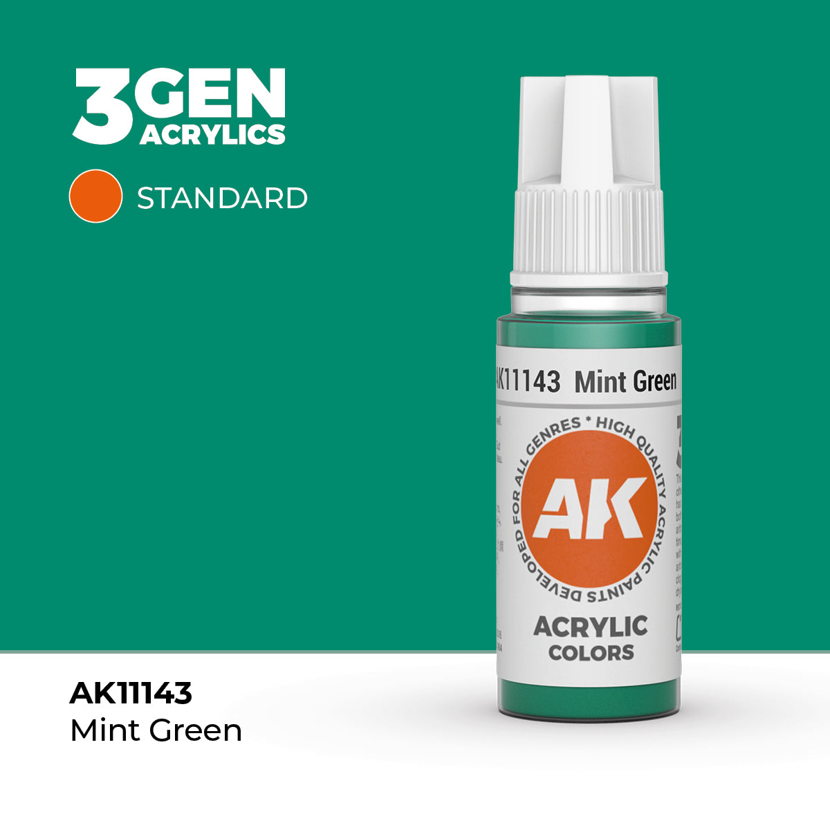 AK 3Gen Acrylics - Mint Green: Standard