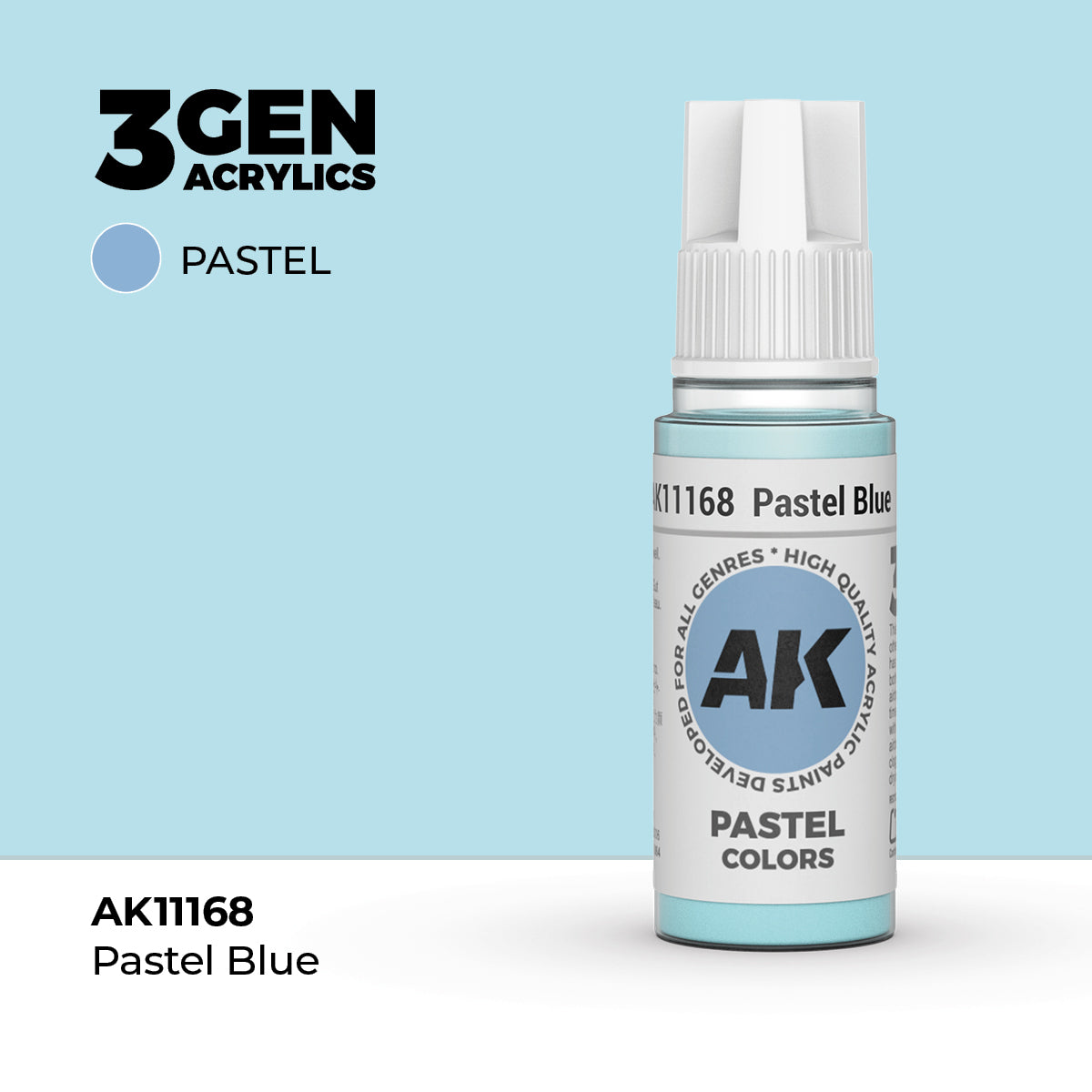 AK 3Gen Acrylics - Pastel Blue: Pastel