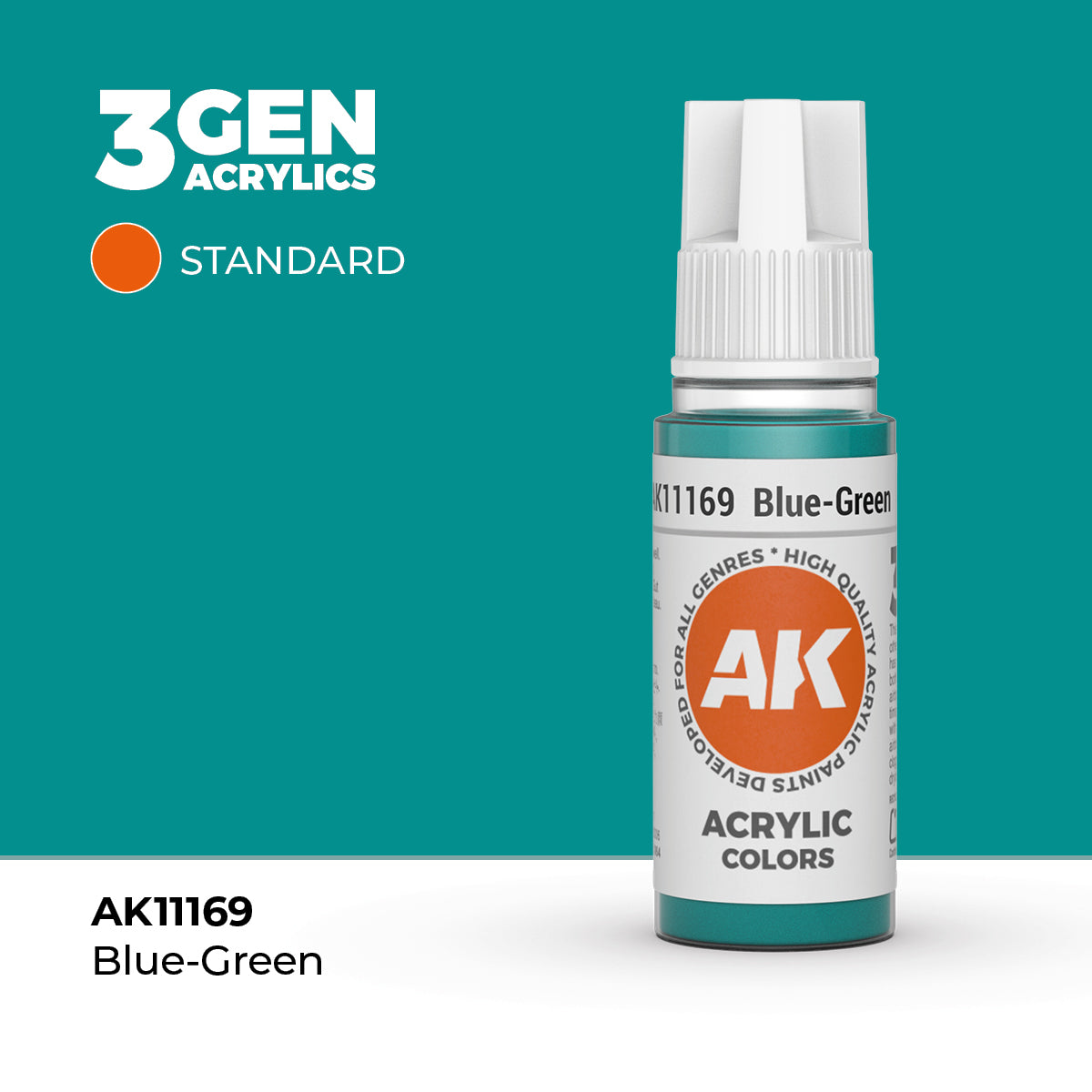 AK 3Gen Acrylics - Blue Green: Standard