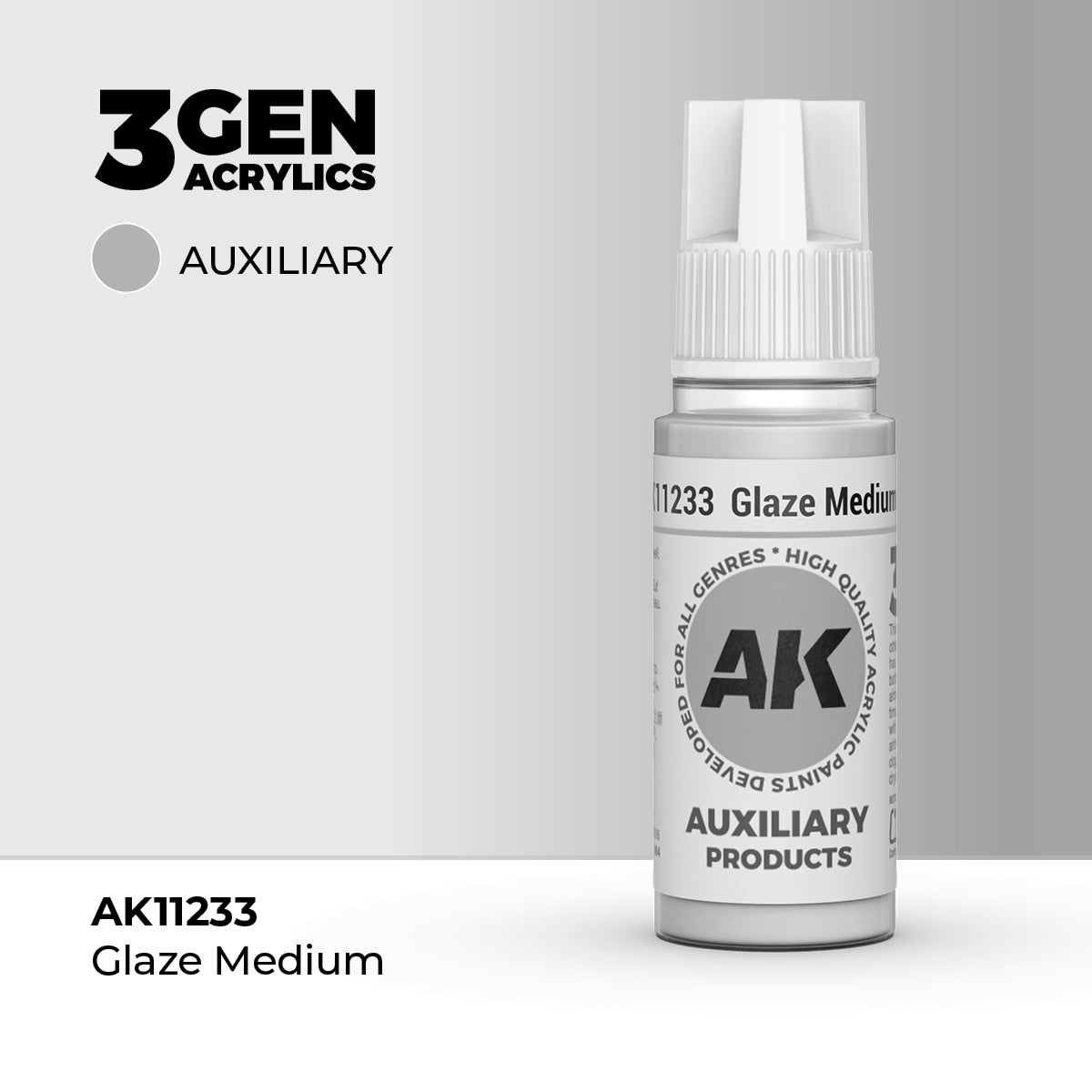 AK 3Gen Acrylics - Glaze Medium: Auxiliary Product