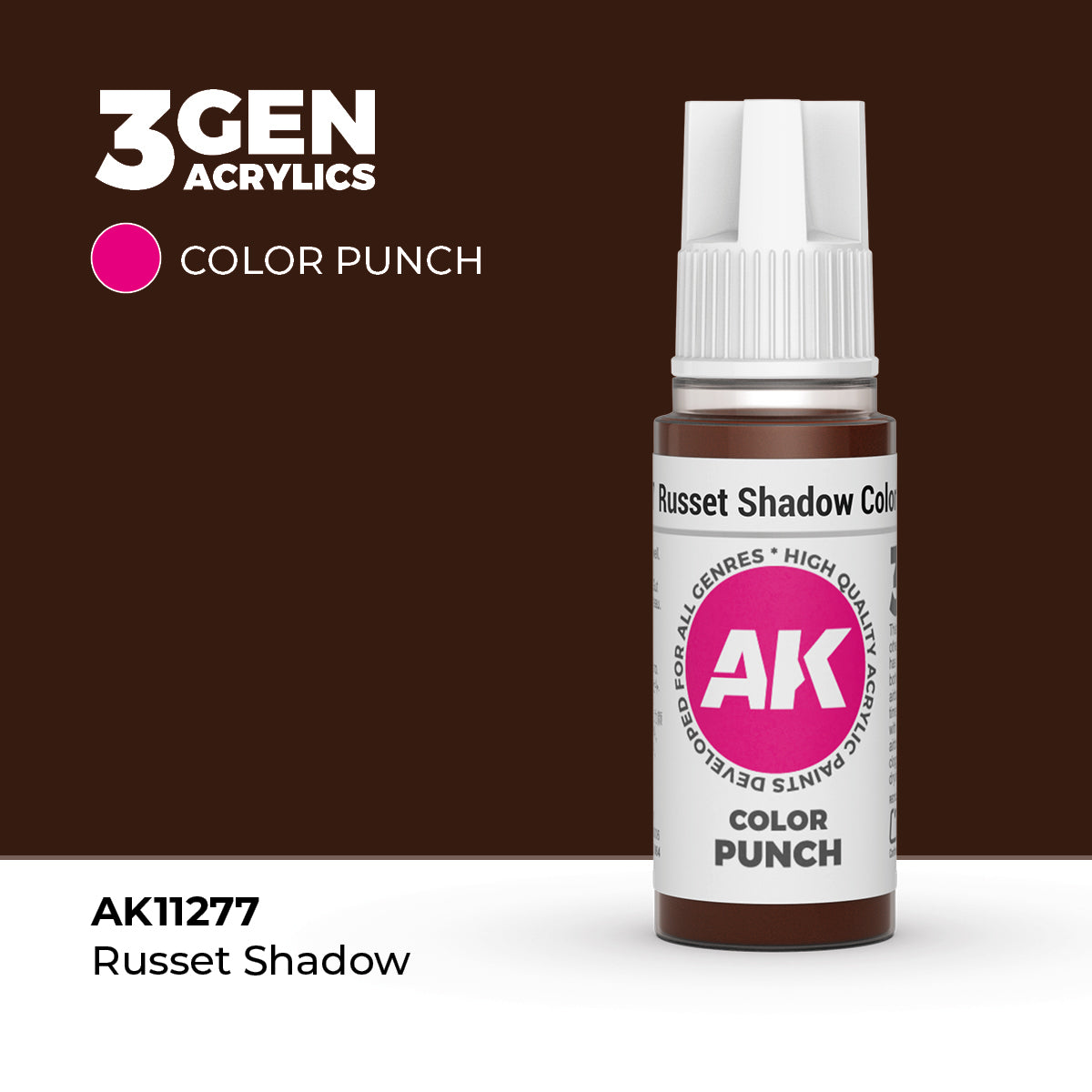 AK 3Gen Acrylics - Russet Shadow: Color Punch