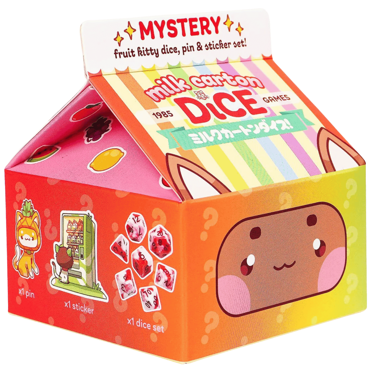 Kawaii Cat Mystery Milk Dice - Fruit Meadows Edition