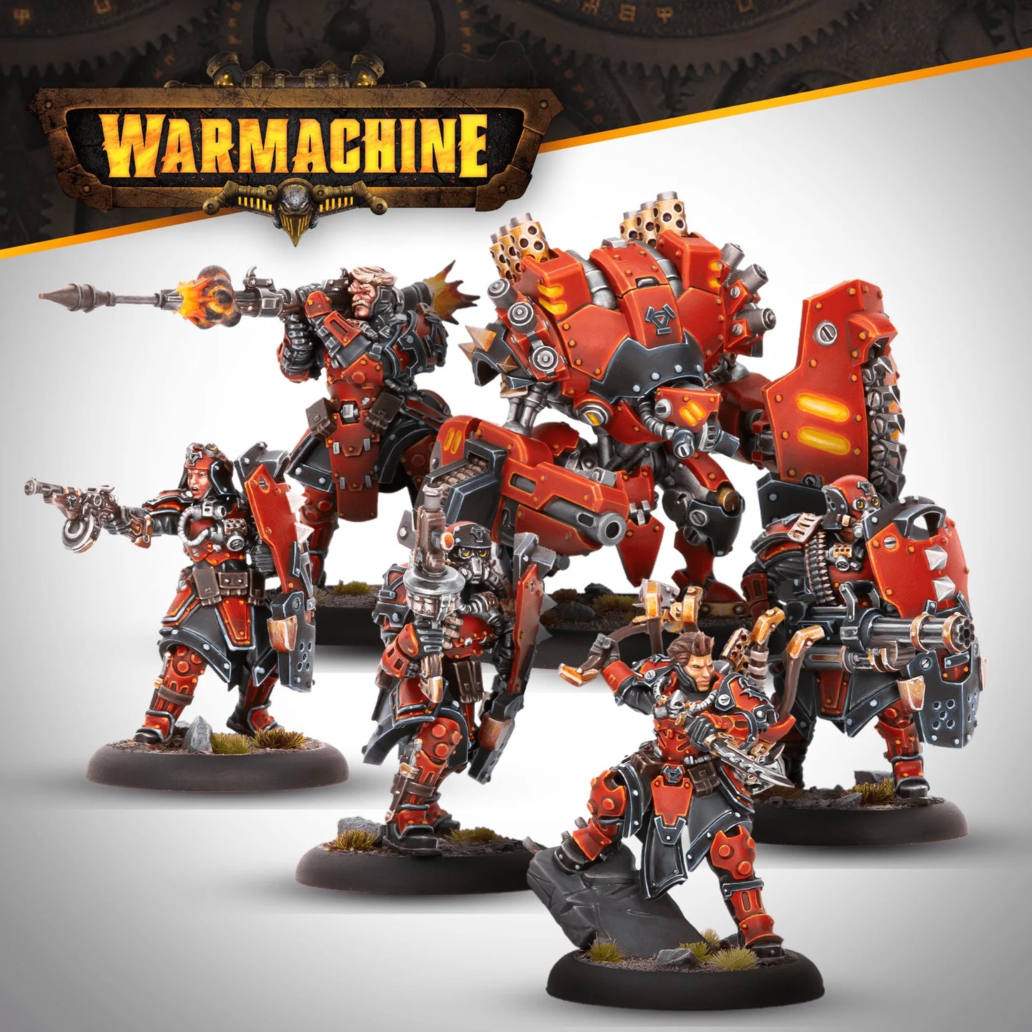 Warmachine - Khador SKS-6 Command Cadre (HIPS)