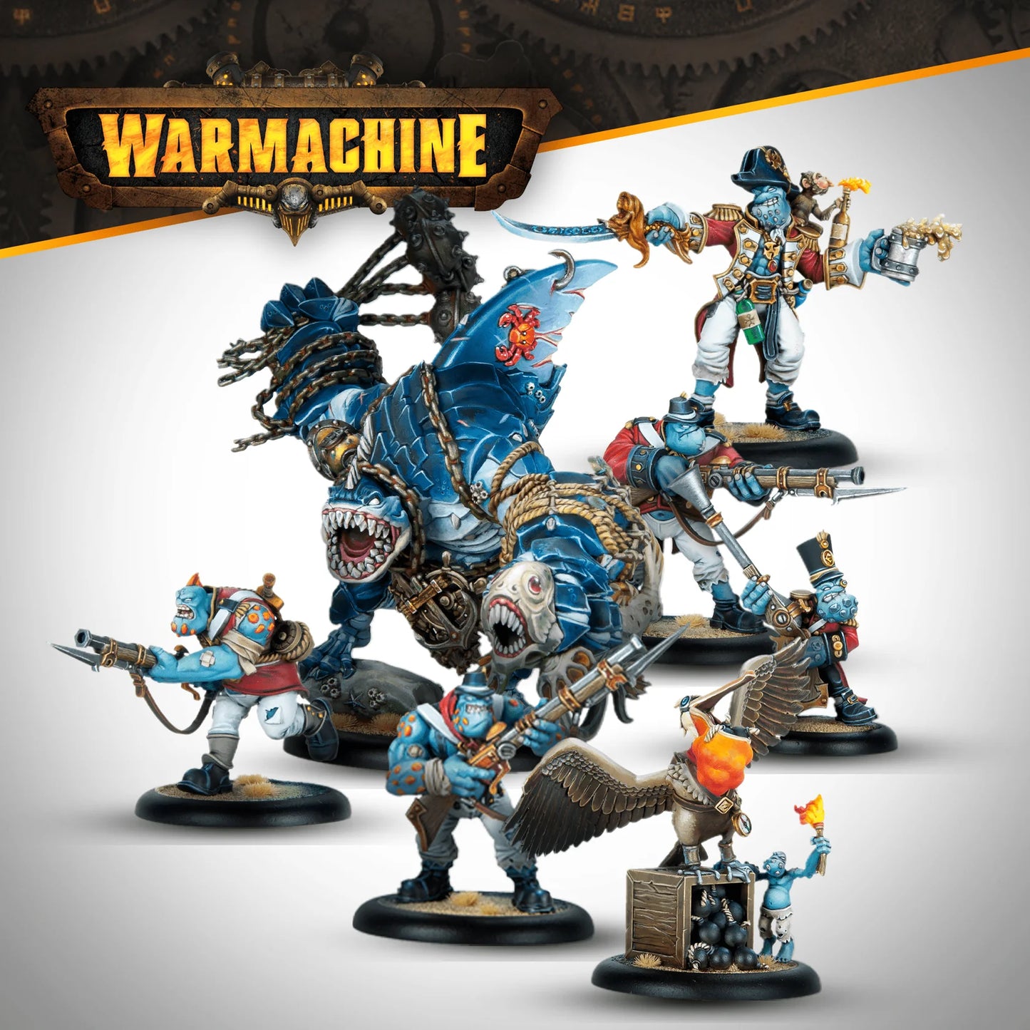 Warmachine - Southern Kriels Command Cadre: Foulblood's Armada