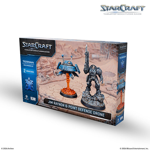 StarCraft Tabletop Miniature Game: Terran- Jim Raynor (Raynor's Raiders), Hero Expansion Set