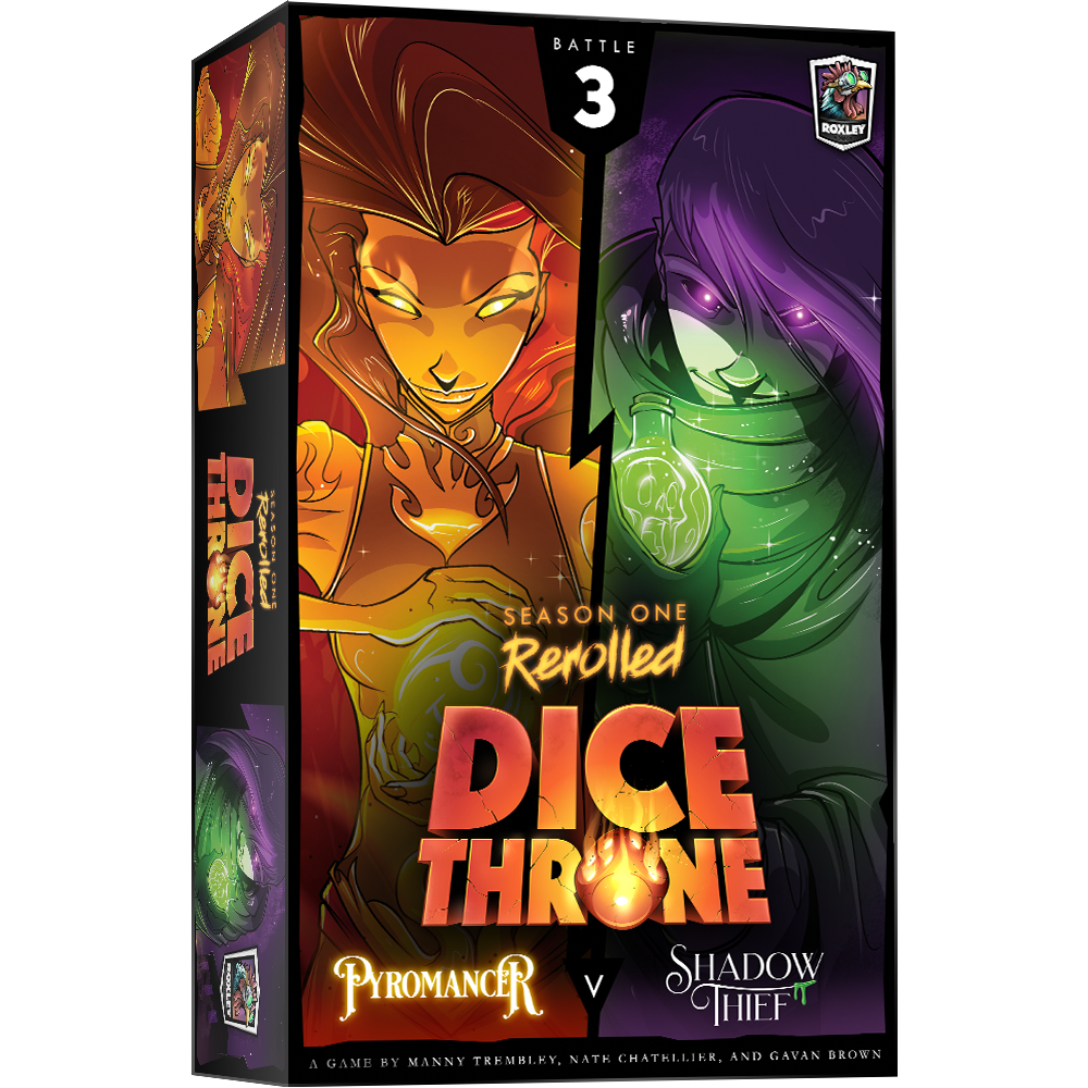 DICE THRONE SEASON ONE - BOX 3 - PYROMANCER VS SHADOW THIEF