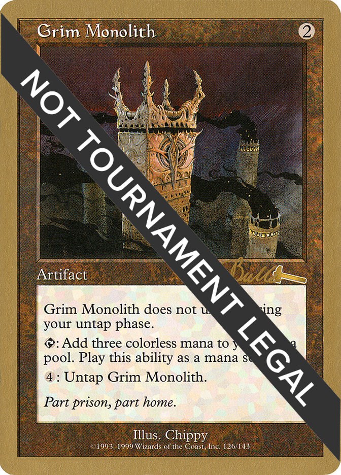Grim Monolith - 1999 Kai Budde (ULG)