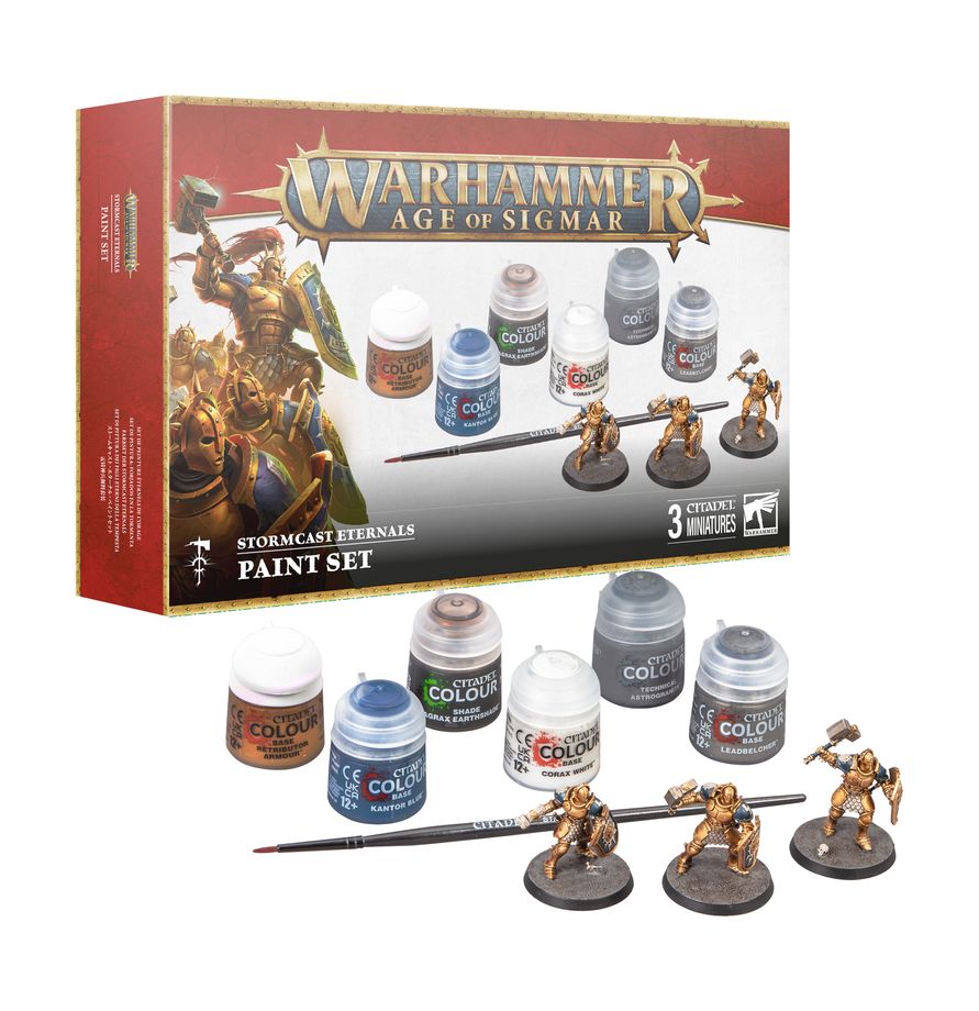 Warhammer Age of Sigmar - Stormcast Eternals: Paint Set