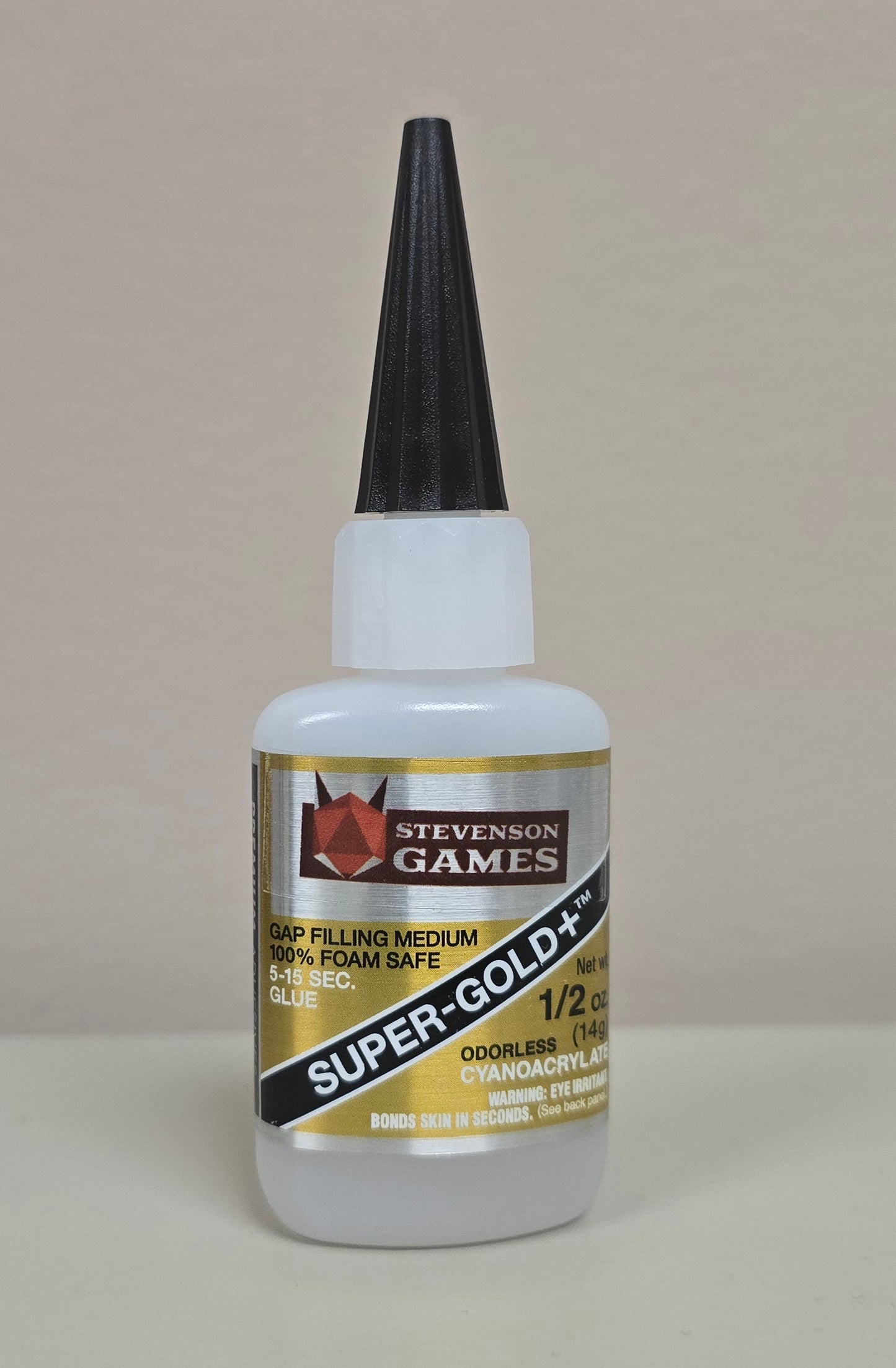 Super-Gold+ Odorless Foam-Safe Cyanoacrylate (.5 oz)