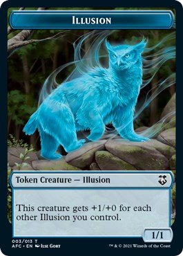 Illusion // Skeleton Double-Sided Token
