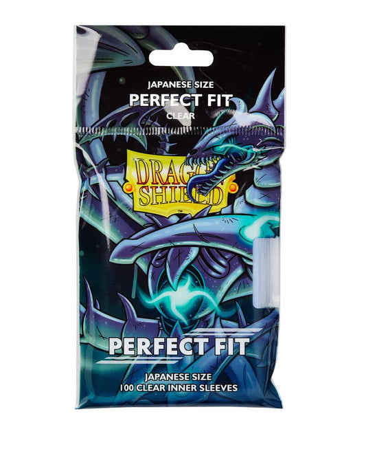 Dragon Shield - Perfect Fit Japanese Size 100 ct Clear