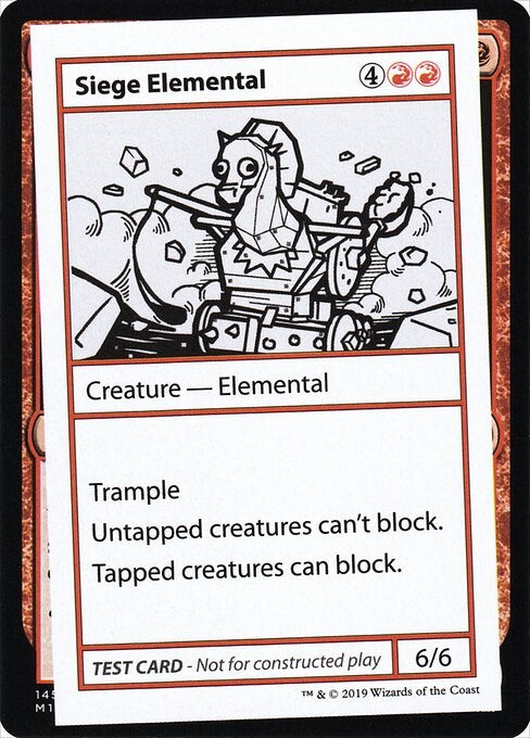 Siege Elemental (No PW Symbol)