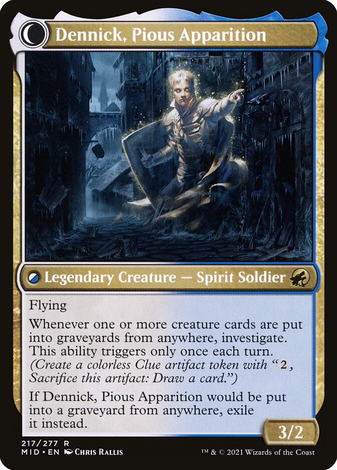Dennick, Pious Apprentice (Back)