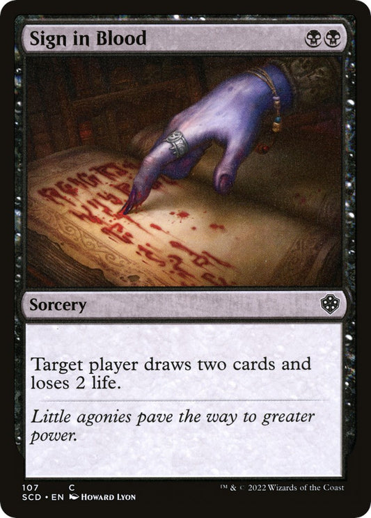 Sign in Blood