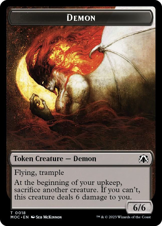 Angel // Demon Double-Sided Token (Back)