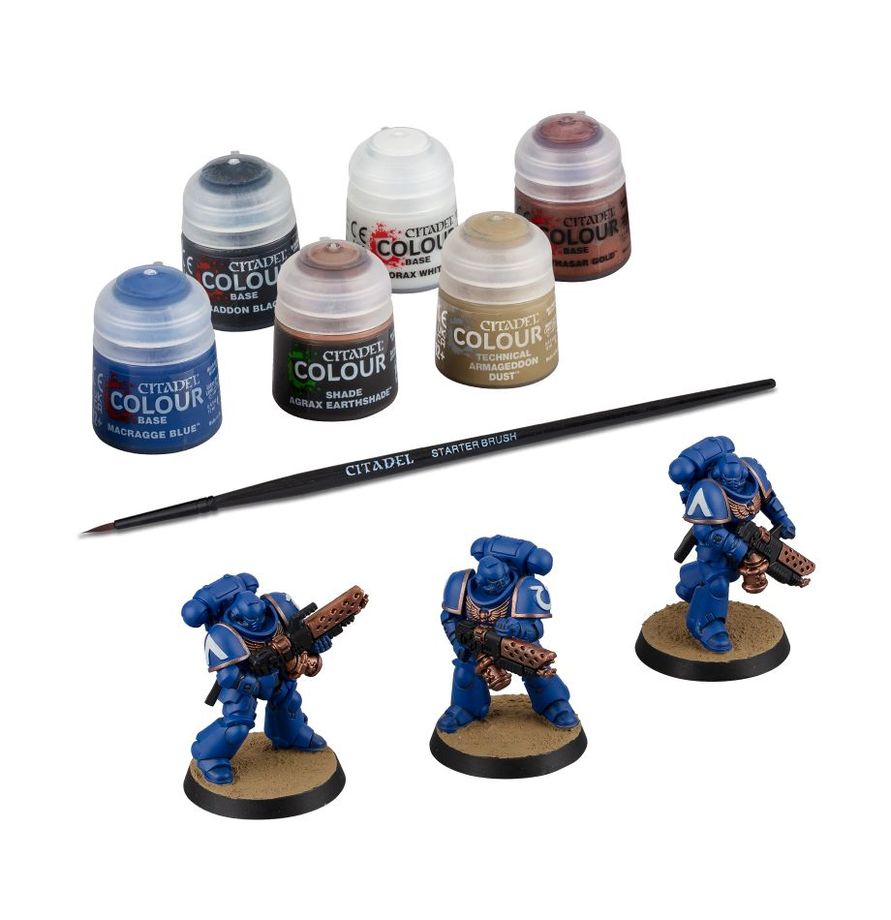 Warhammer 40,000 - Space Marines: Infernus Marines + Paints