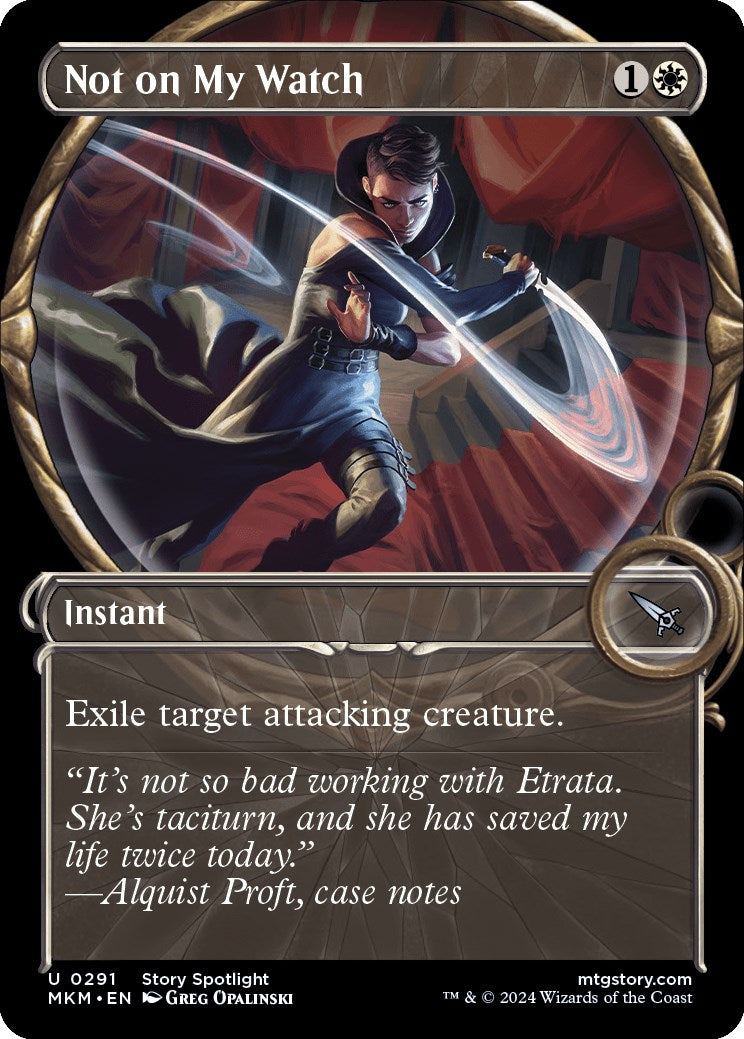 Not on My Watch (Showcase)