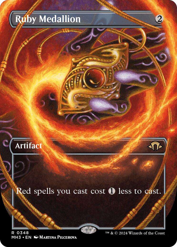 Ruby Medallion (Borderless)