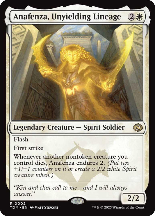Anafenza, Unyielding Lineage