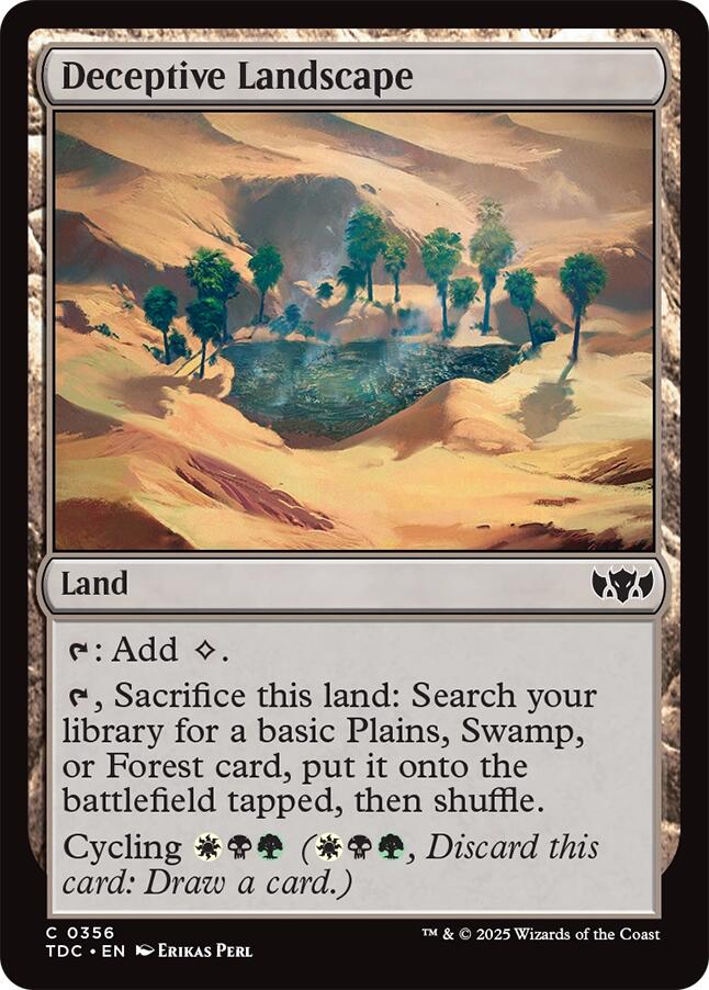 Deceptive Landscape