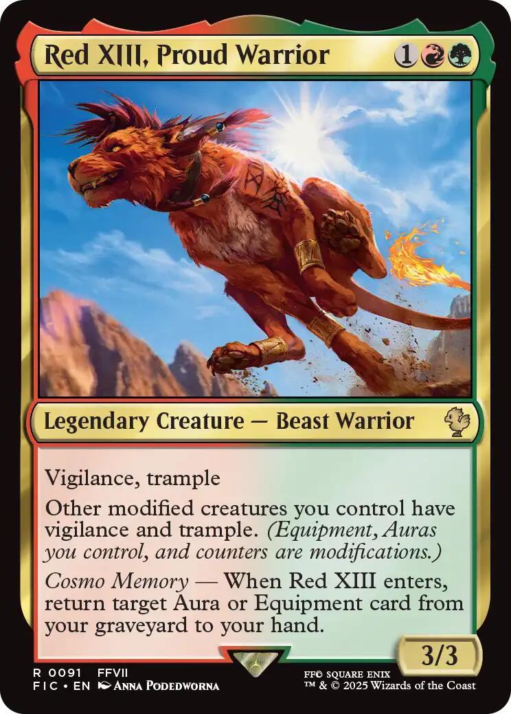 Red XIII, Proud Warrior