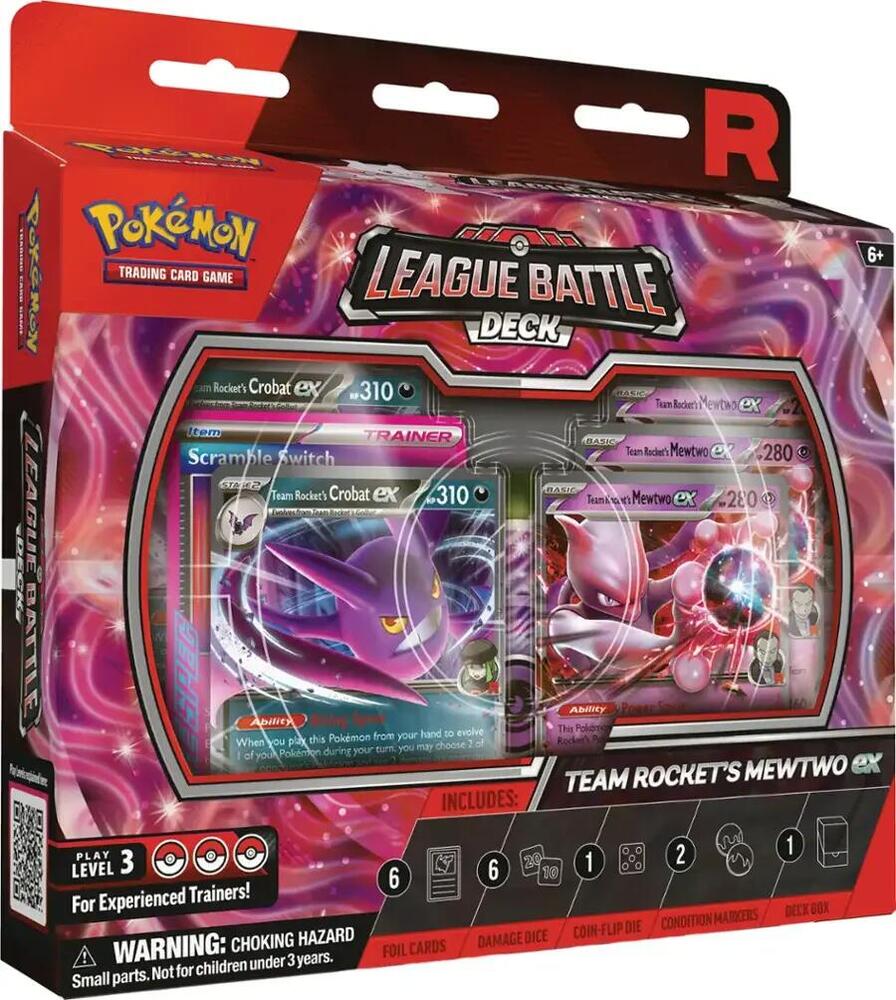 TEAM ROCKET'S MEWTWO EX LEAGUE BATTLE DECK