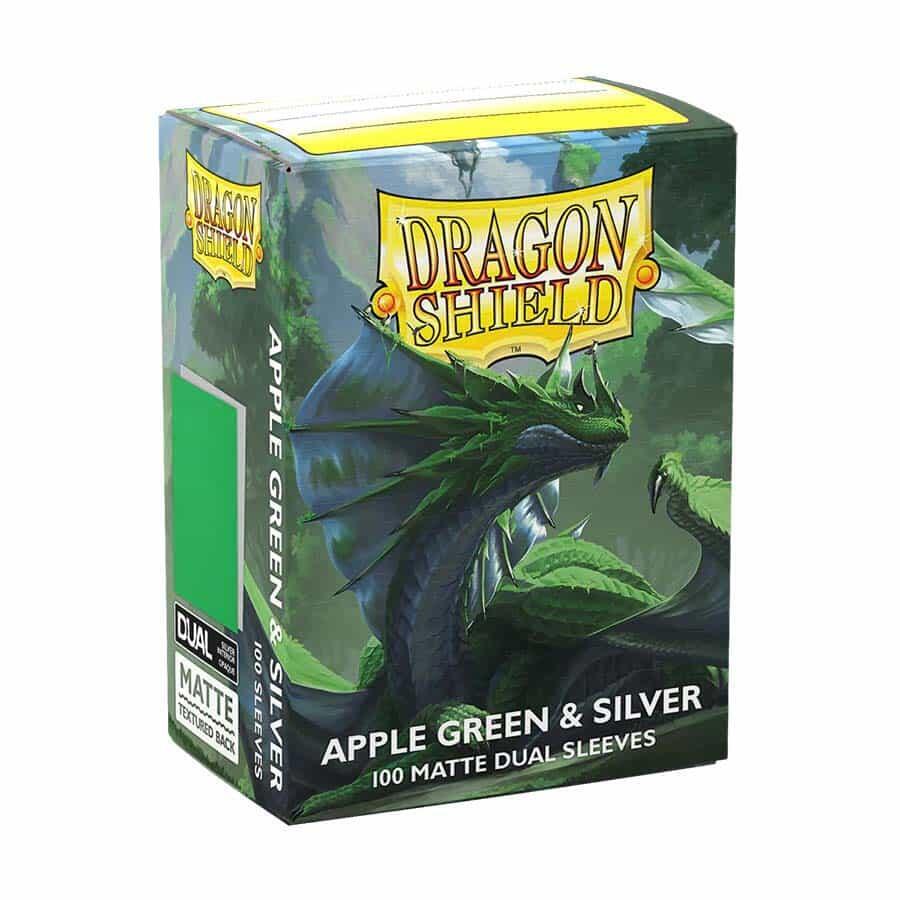 Dragon Shield - Dual Matte: Apple Green & Silver