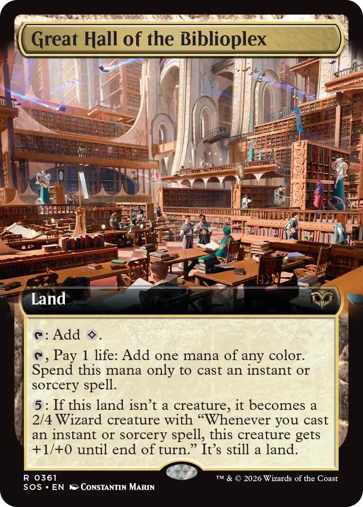 Great Hall of the Biblioplex (Extended Art)