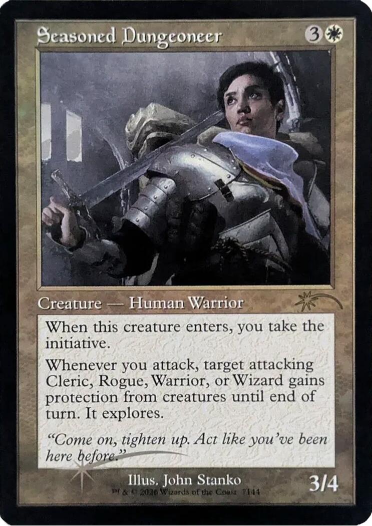 Seasoned Dungeoneer (Retro Frame)