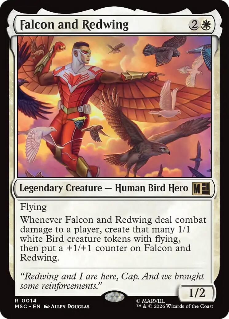 Falcon and Redwing