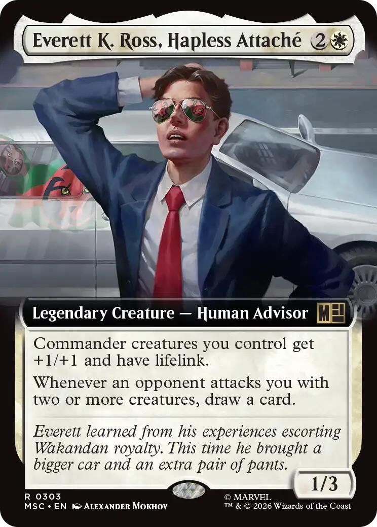 Everett K. Ross, Hapless Attache (Extended Art)