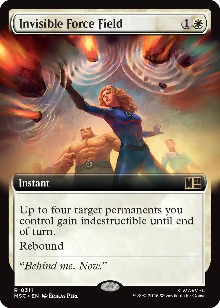 Invisible Force Field (Extended Art)