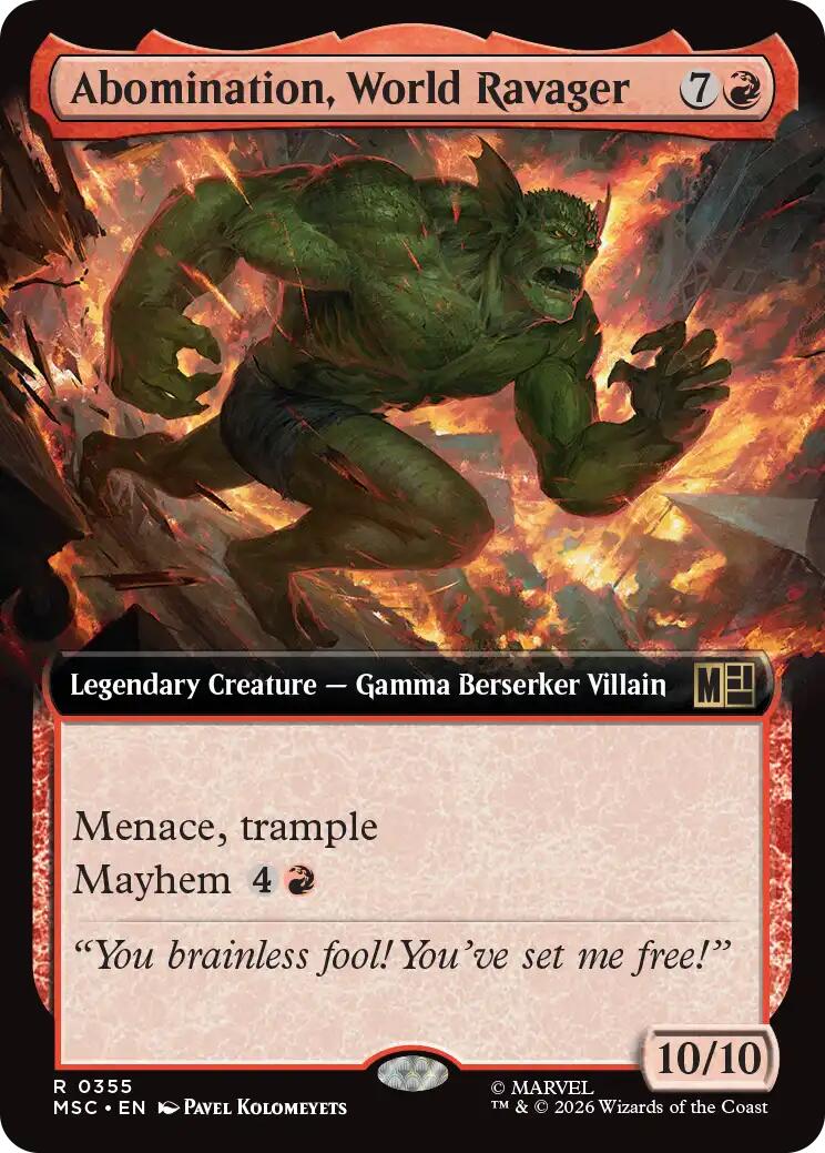 Abomination, World Ravager (Extended Art)
