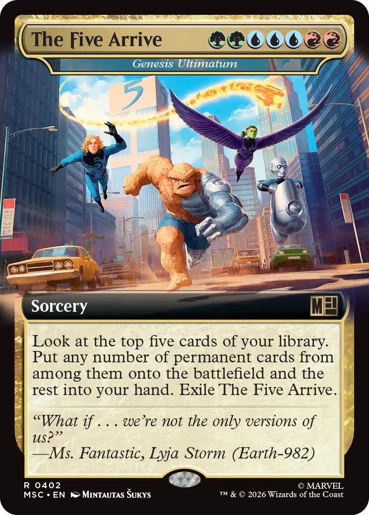 The Five Arrive - Genesis Ultimatum (Extended Art)
