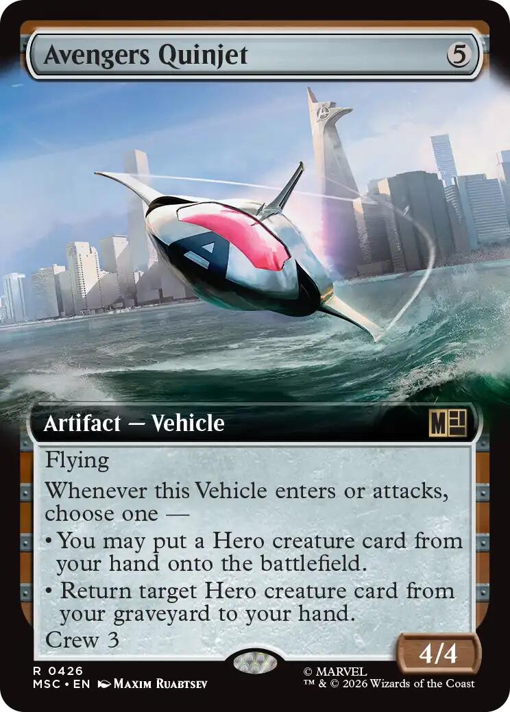 Avengers Quinjet (Extended Art)
