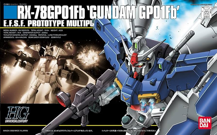 Gundam HG: 1/144: RX-78 GP01Fb